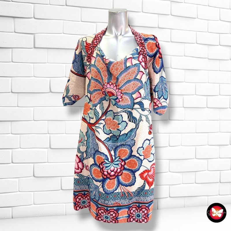 **HOY** Vestido de manga corta MANGO color Varios Talla L (pequeña)