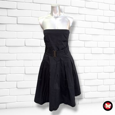 **HOY** Vestido escote palabra de honor  MANGO color Negro Talla M