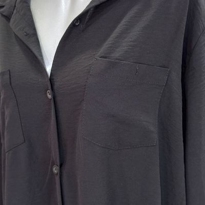 **HOY** Vestido camisero  color Negro Talla 52
