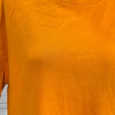 **HOY** Vestido maxi camiseta ZARA color Mostaza Talla S