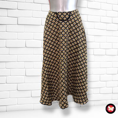 **HOY** Falda midi SHEIN color Negro, beige y marrón Talla XL
