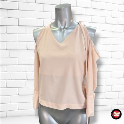 **HOY** Blusa con hombros descubiertos color Nude Talla 34 (6UK)