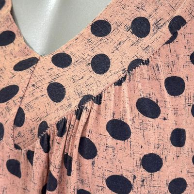 **HOY** Camiseta sin mangas  color Rosa y azul marino Talla ÚNICA GRANDE