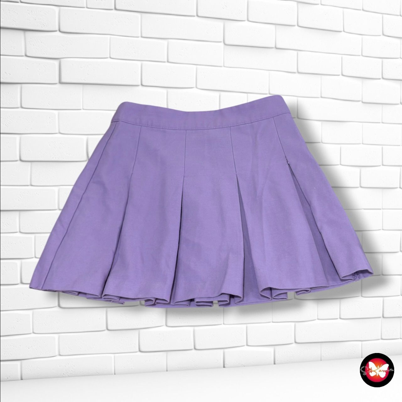 **HOY** Falda de tablas  color Lila Talla 32