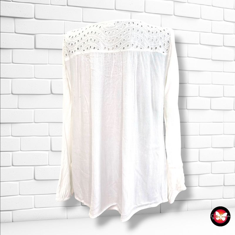**HOY** Blusa LASCANA color Blanco Talla 36
