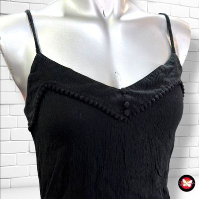 **HOY** Vestido largo de tirantes PROMOD color Negro Talla S