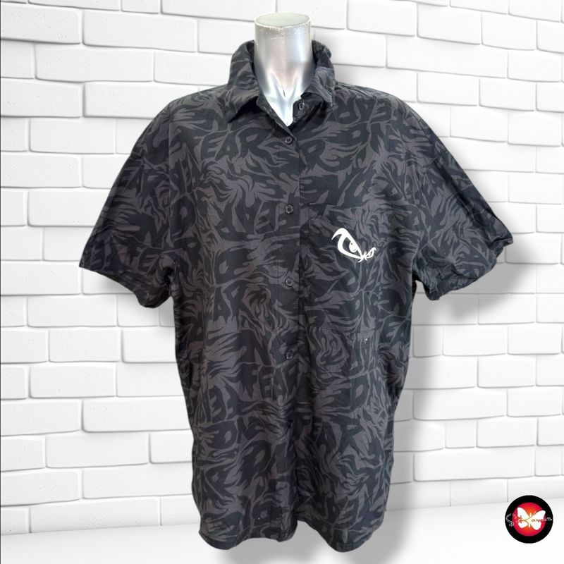 **HOY** Camisa de manga corta NO FEAR by H&amp;M color Negro y gris Talla S (muy grande)