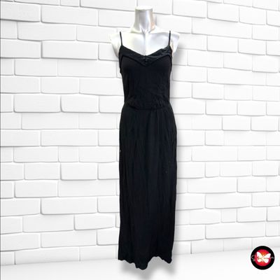 **HOY** Vestido largo de tirantes PROMOD color Negro Talla S