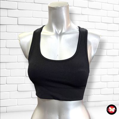 **HOY** Top deportivo H&M color Negro Talla S