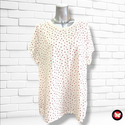 **HOY** Camiseta de manga corta “cerezas” KIABI color Crema y rojo Talla 50/52