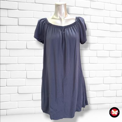 **HOY** Vestido escote barco color Azul marino Talla ÚNICA