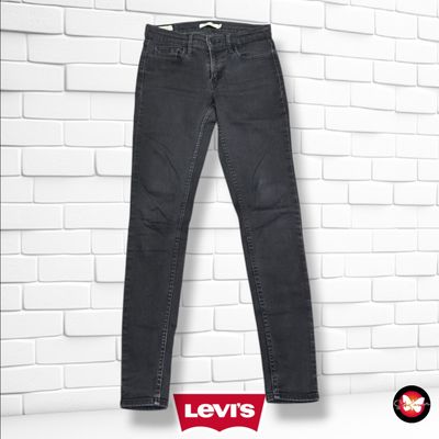 **HOY** Pantalón 710 SUPER SKINNY LEVI’S color Negro vaquero Talla S/M (W27)