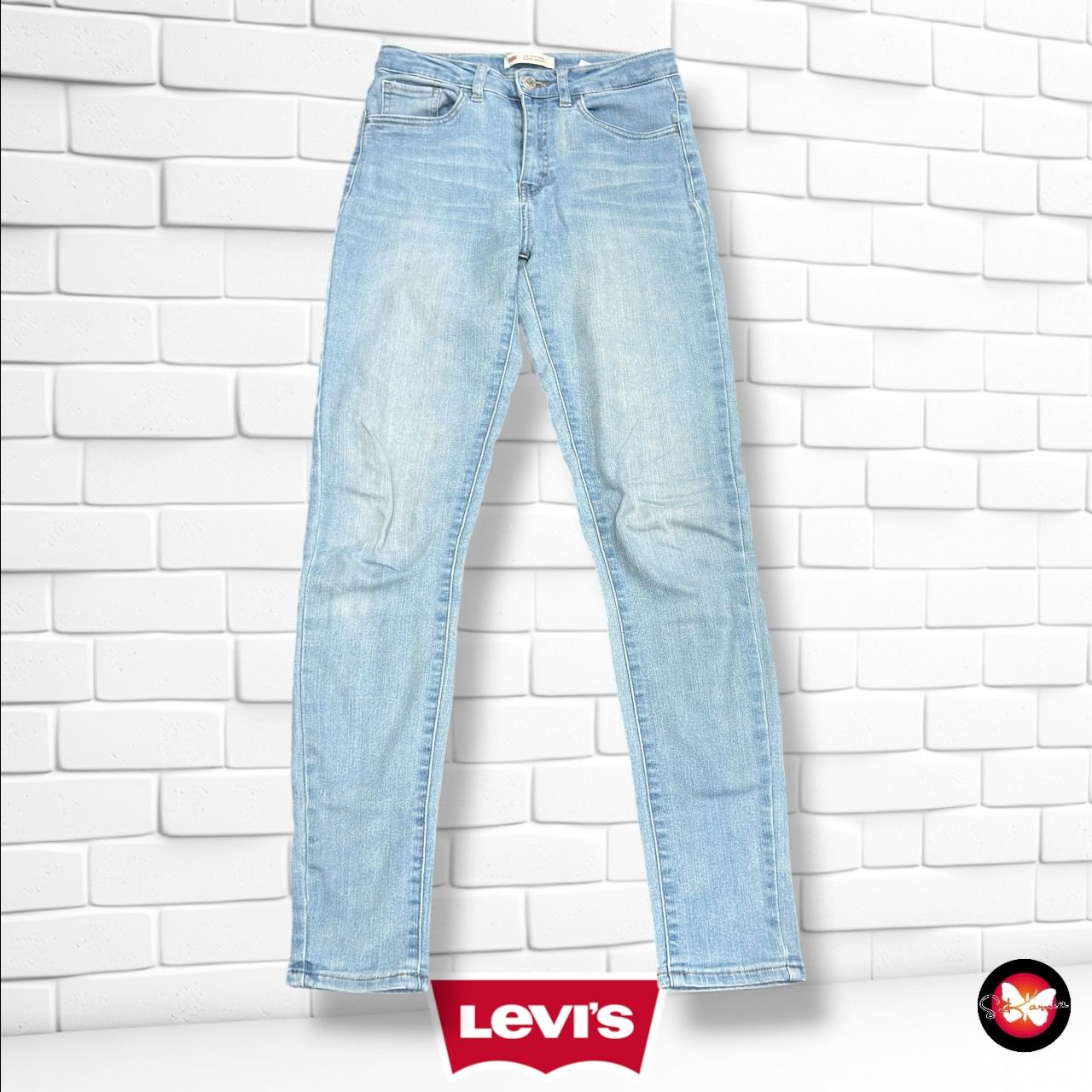 **HOY** Pantalón 720 HIGH RISE SUPER SKINNY LEVI’S color Azul vaquero Talla 12 AÑOS