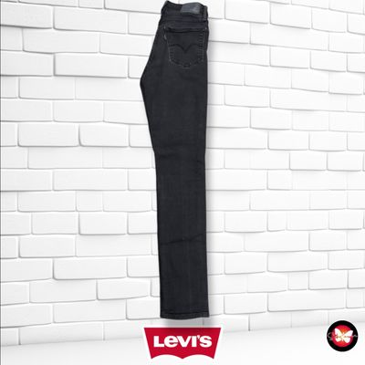 **HOY** Pantalón LEVI’S color Negro vaquero Talla S/M (W27) (pequeña)