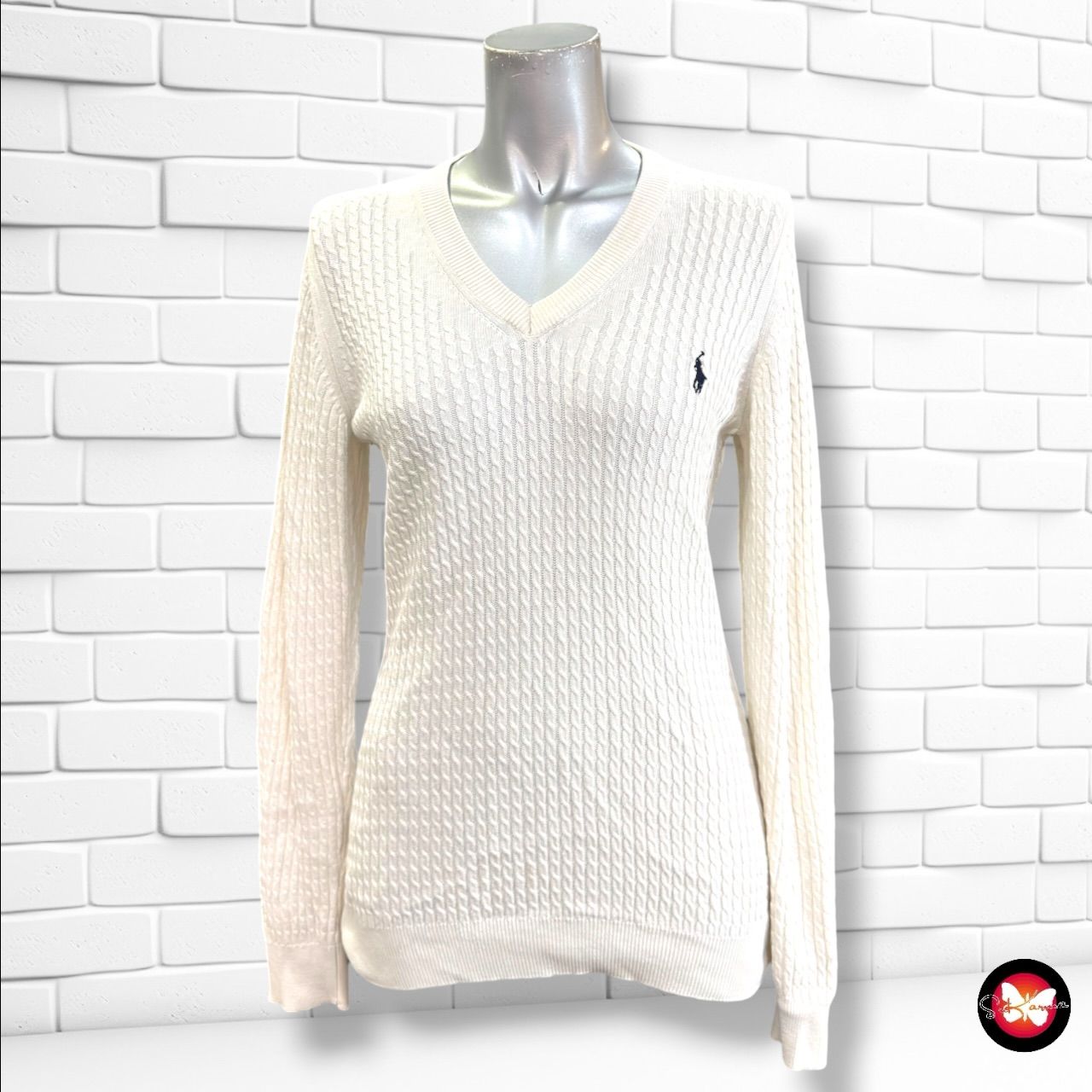 **HOY** Jersey de manga larga POLO SPORT color Blanco roto Talla M