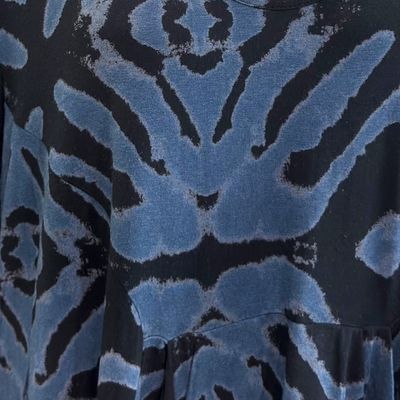 **HOY** Vestido tie-dye OPHILIA color Azul y negro Talla XL