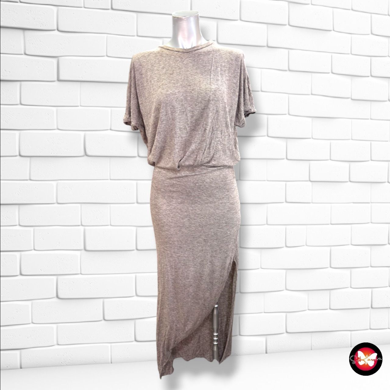 Vestido largo ALLSAINTS color Habano Talla XS