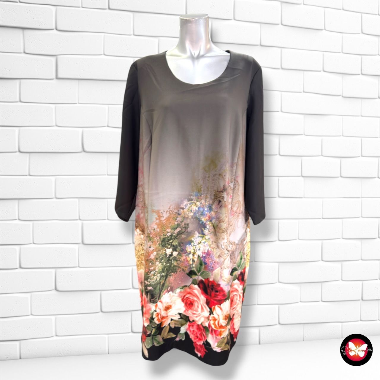**HOY** Vestido formal de media manga  color Varios Talla 50