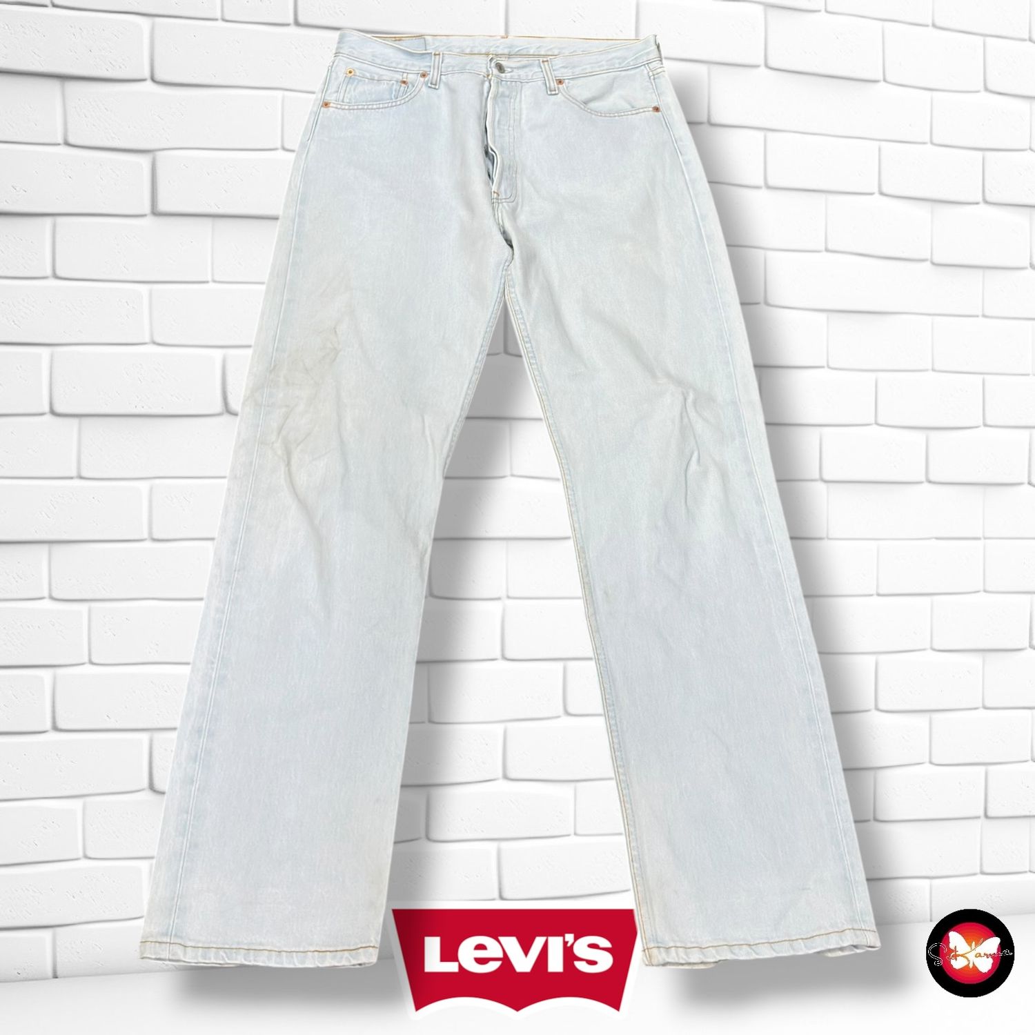 **HOY** Pantalón 501 LEVI’S color Azul vaquero claro Talla Hombre W36 L36
