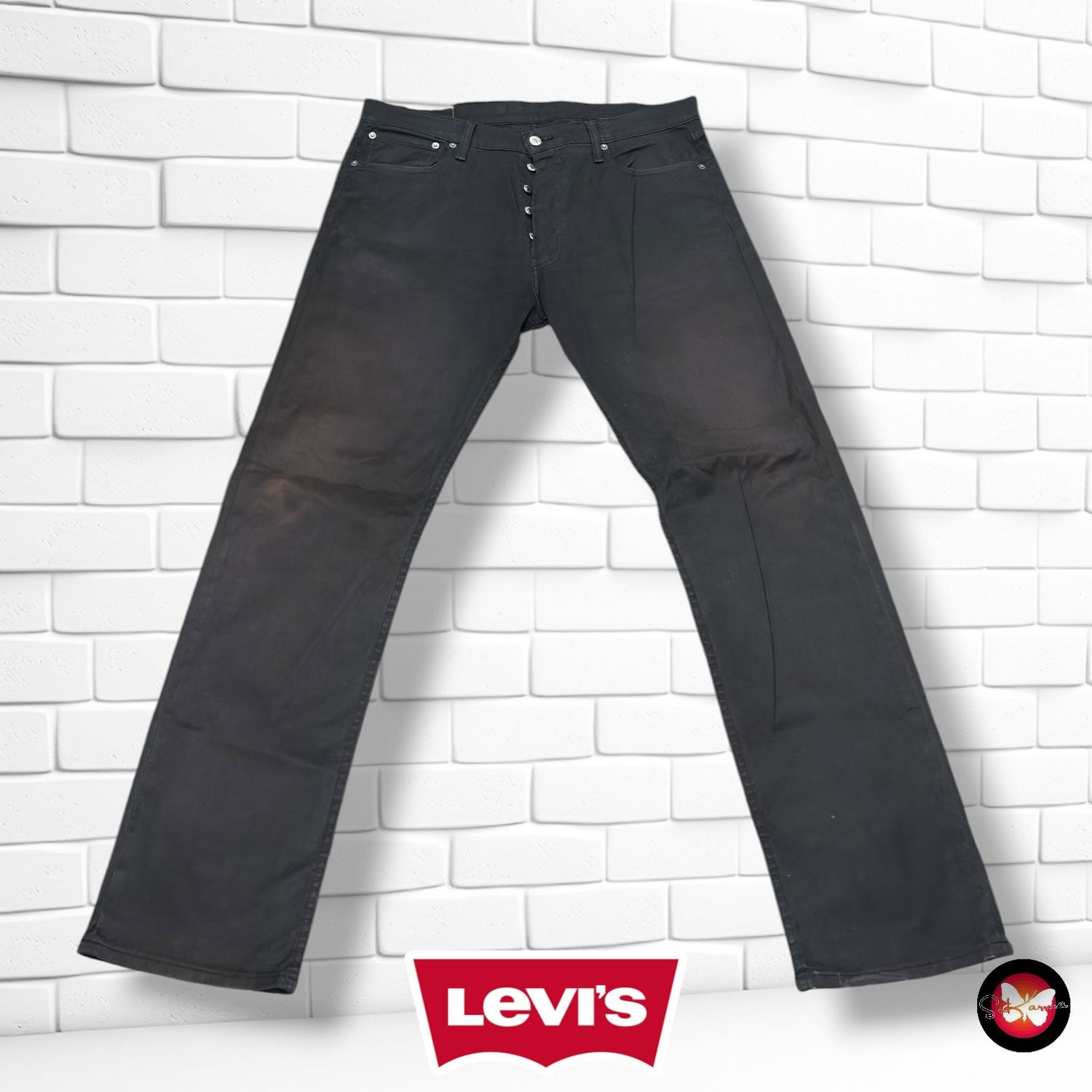 **HOY** Pantalón 501 LEVI’S color Negro Talla Hombre W36 L34
