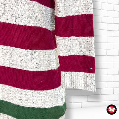 **HOY** Jersey de manga larga TOMMY HILFIGER color Gris, granate y verde Talla S