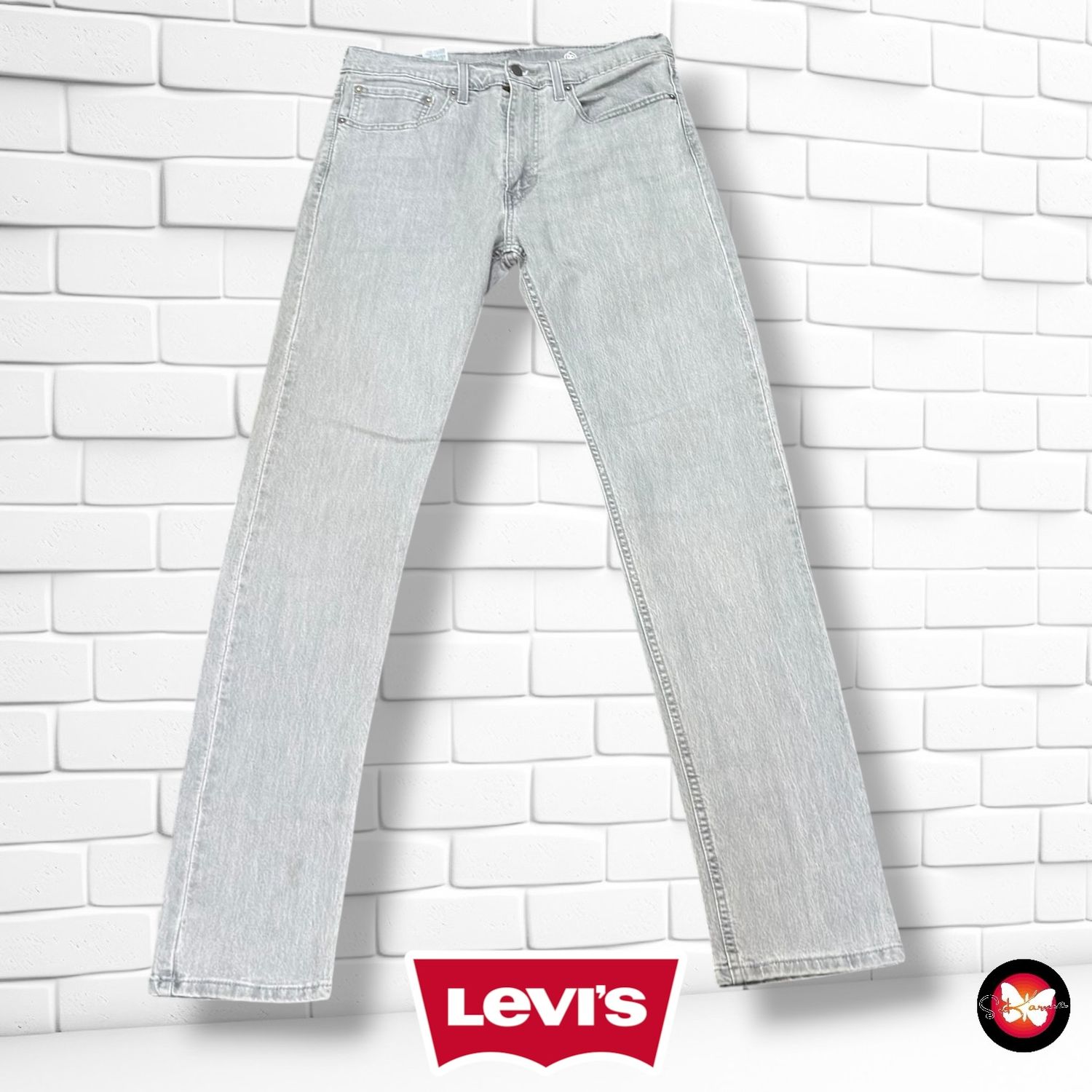 **HOY** Pantalón 502 LEVI’S color Gris vaquero Talla Hombre W34 L34