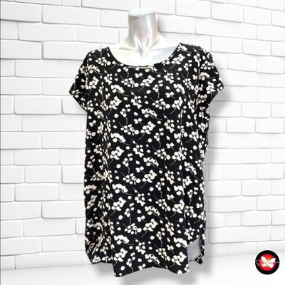 **HOY** Blusa de manga corta KAPALUA color Negro y blanco Talla 44