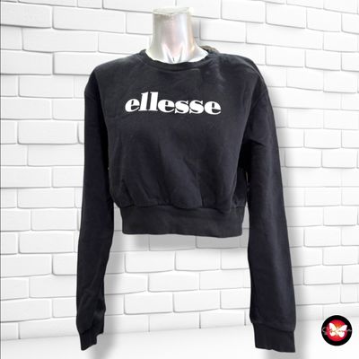 Sudadera cropped ELLESSE color Negro Talla 38
