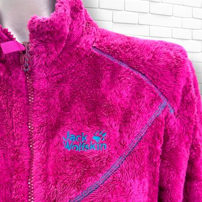 Chaqueta sudadera de polar JACK WOLFSKIN color Morado Talla M
