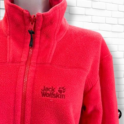 Chaqueta sudadera de polar JACK WOLFSKIN color Rojo Talla L