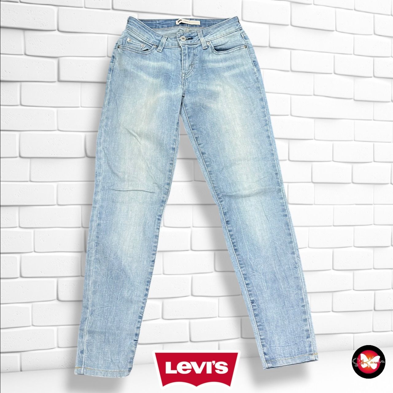 **HOY** Pantalón LEGGING LEVI’S color Azul vaquero Talla XS (W25)