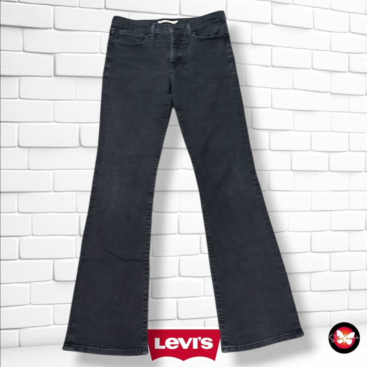 **HOY** Pantalón 315 SHAPING BOOT LEVI’S color Negro vaquero Talla L (W30)