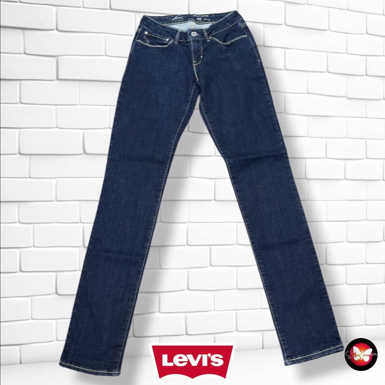 **HOY** Pantalón BOLD CURVE LEVI’S color Azul vaquero oscuro Talla M (W28)