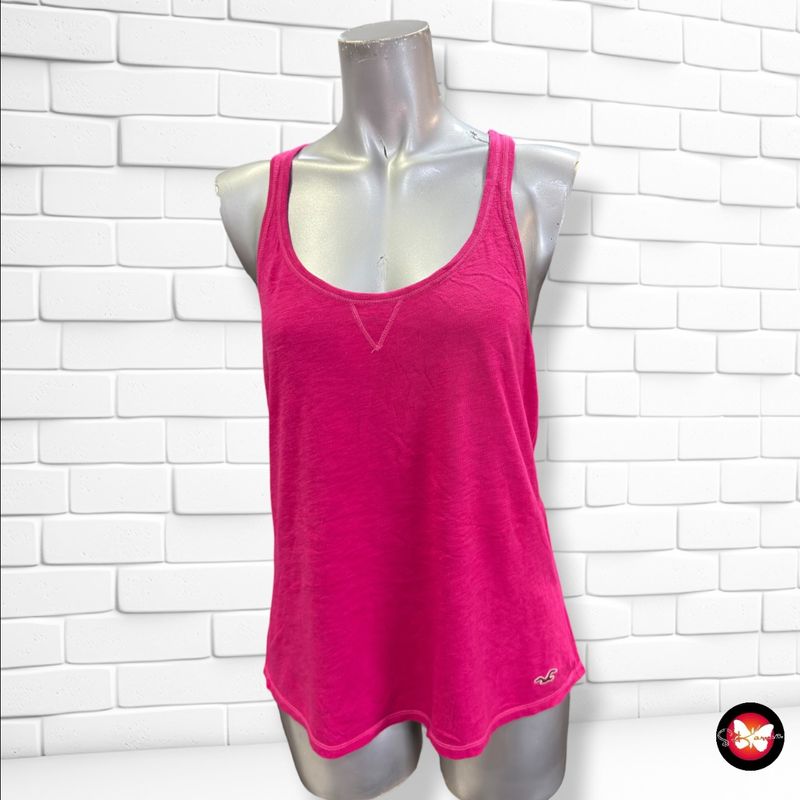 **HOY** Camiseta de tirantes HOLLISTER color Fresa Talla M