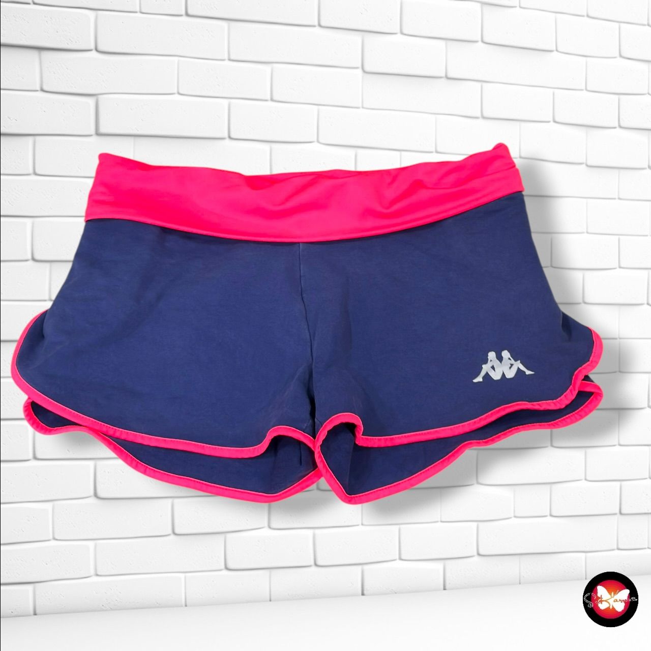**HOY** Short KAPPA color Azul y neón Talla L