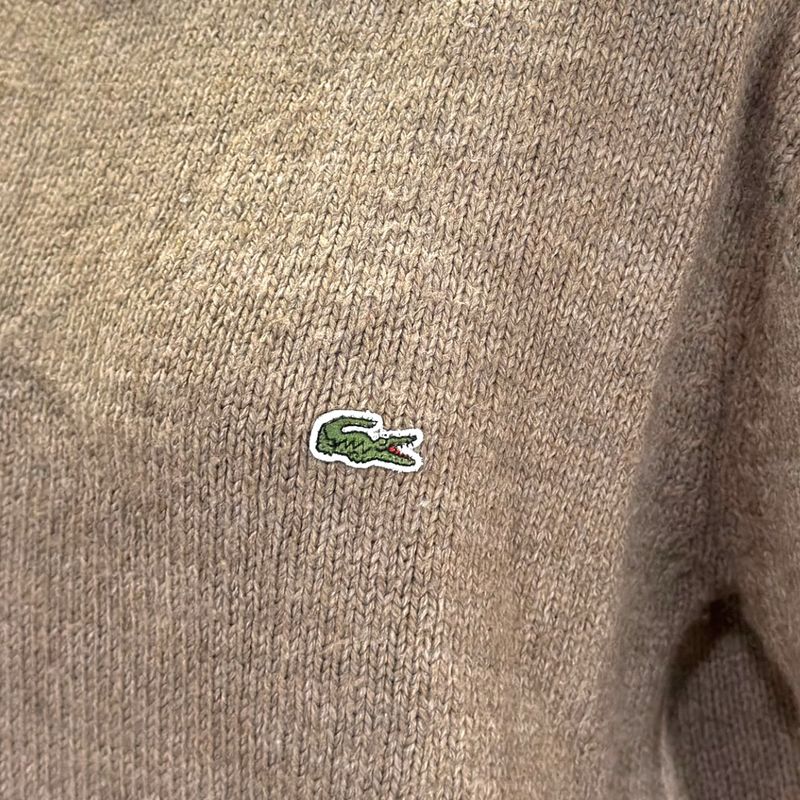 **HOY** Jersey de manga corta LACOSTE color Habano Talla L