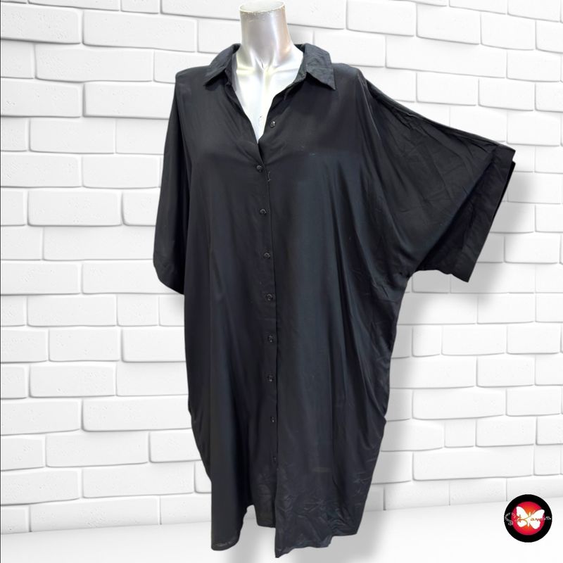 **HOY** Vestido camisero  color Negro Talla ÚNICA GRANDE