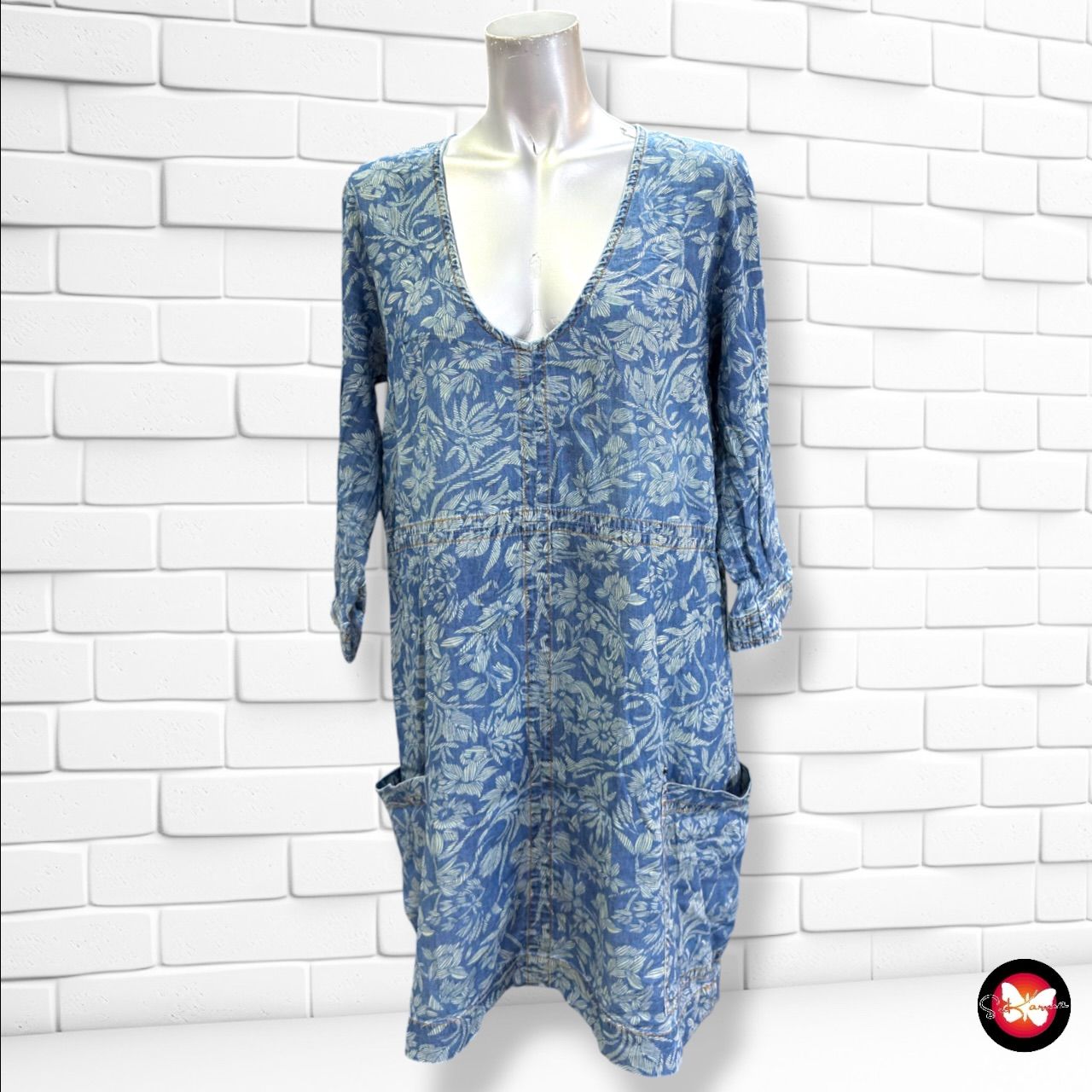 **HOY** Vestido PEPE JEANS color Azul vaquero Talla XL (pequeña)
