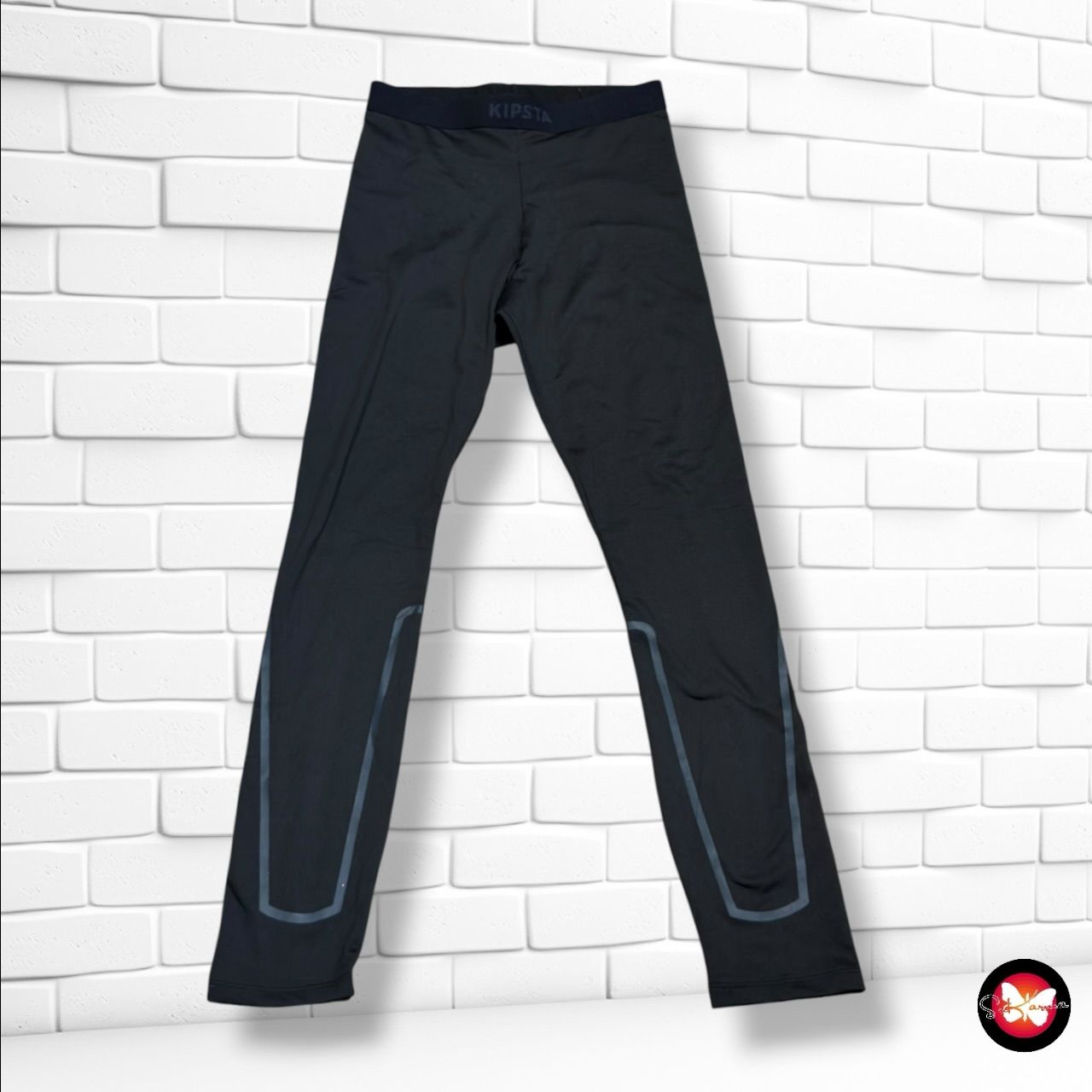 **HOY** Mallas deportivas KIPSTA color Negro Talla 12-13 AÑOS