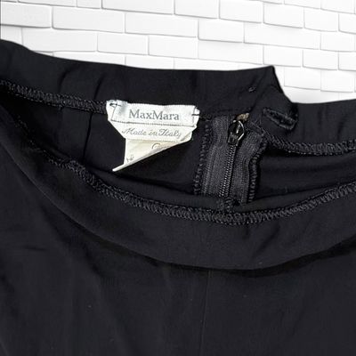 **HOY** Pantalón de vestir de punto MAX MARA color Negro Talla 42 (pequeña)