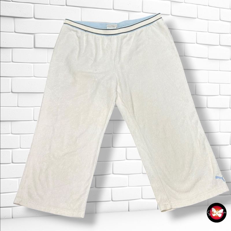 **HOY** Pantalón de chándal pirata de peluchito PUMA color Hueso Talla M