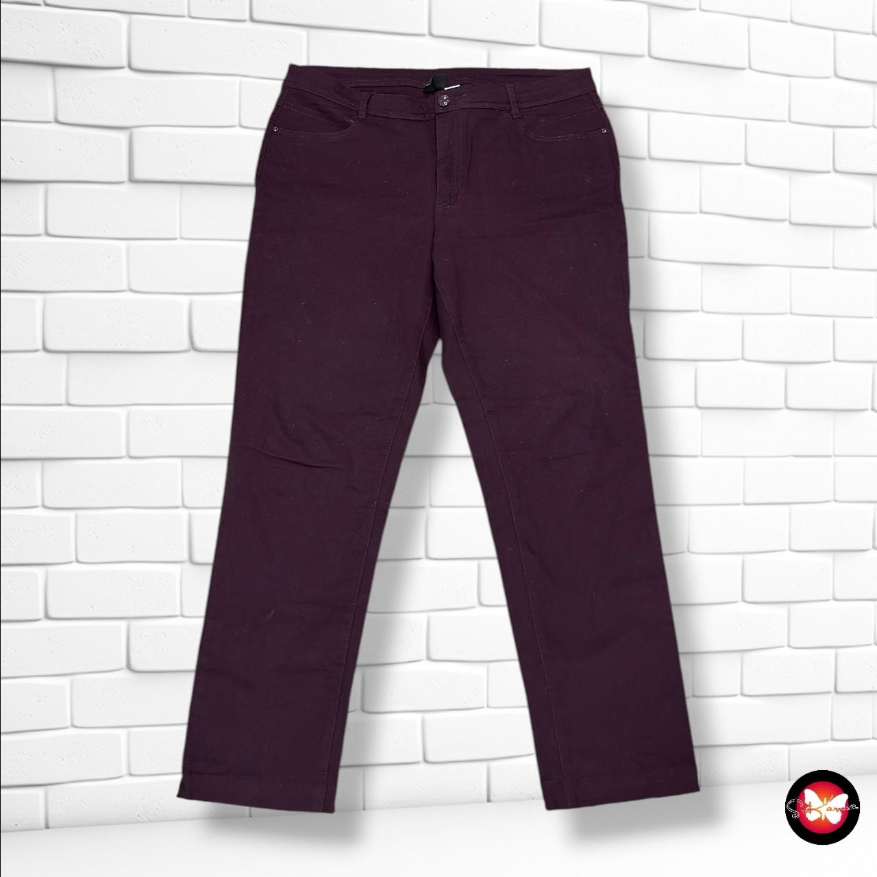 **HOY** Pantalón vaquero  color Uva Talla 46