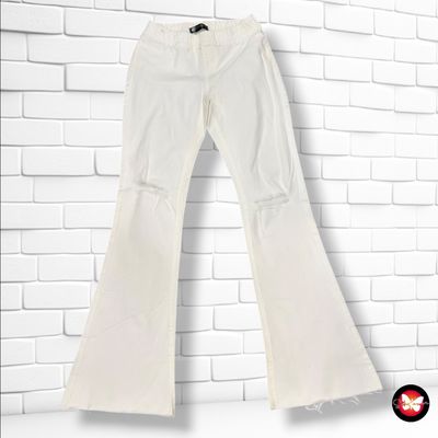 **HOY** Jeggings campana  color Blanco Talla 34 (grande)
