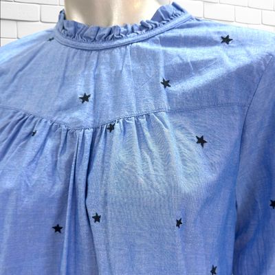 **HOY** Blusa de manga larga con estrellitas TOM TAILOR color Azul Talla S
