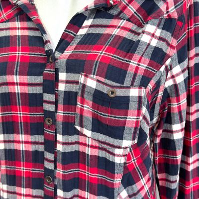 **HOY** Camisola de cuadros TALK AND WALK color Azul marino, blanco y rojo Talla 44