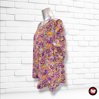 **HOY** Blusa de mangas abullonadas de florecitas SHEIN CURVE color Varios Talla 3XL