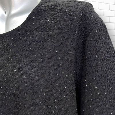 **HOY** Blusa de noche con brillitos  color Negro Talla XL/XXL