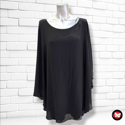 **HOY** Blusa de noche corte mariposa LAURA TORELLI color Negro Talla 50/52