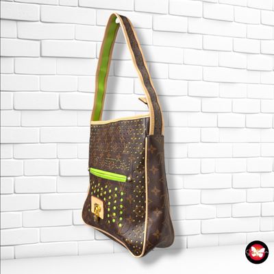 **HOY** Bolso de hombro **REPLICA LV**  color Marrón y neón Talla MEDIANO