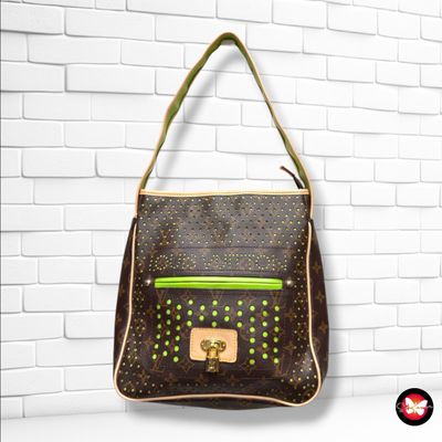 **HOY** Bolso de hombro **REPLICA LV**  color Marrón y neón Talla MEDIANO